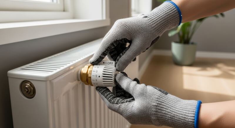 comment fermer un radiateur