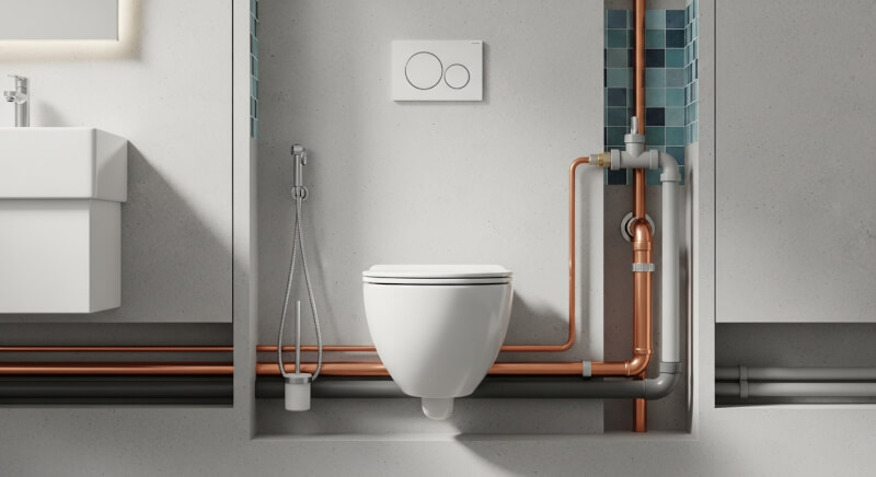 hauteur alimentation wc
